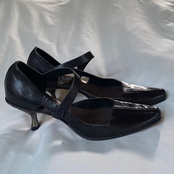 Cydwoq Vintage. “Sidewalk”, small heel leather poi - Picture 2 of 8